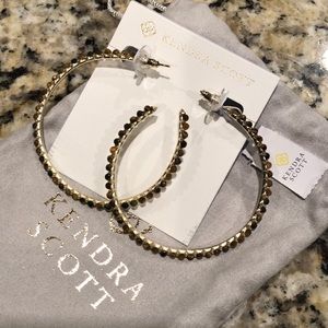 Kendra Scott “Birdie” hoops—NWT